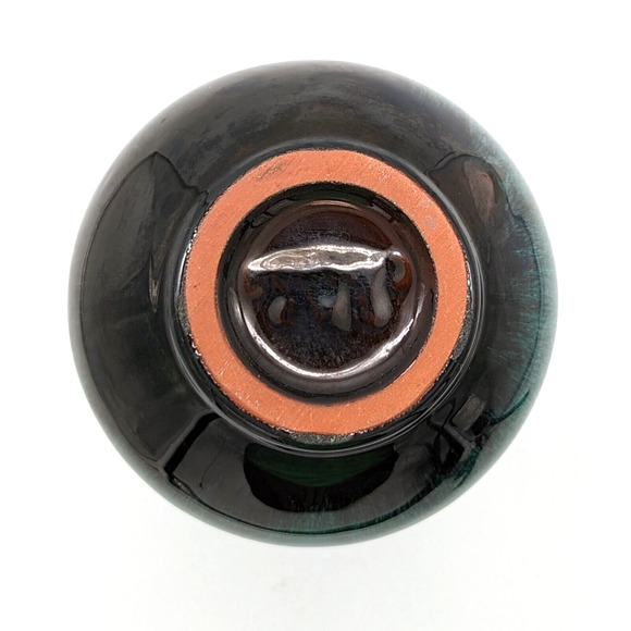 Blue Mountain Pottery Vase Drip Glaze Redware 8.5" Tall Vintage Mid Century - Picture 7 of 12